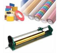 Hot Foil Cutting Machine, Manual Hot Stamping Roll Slitter, Max Cut Width 82cm, Ideal for Bronzing Paper and Aluminum Foil Stamping, Precision Cutting Tool