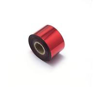 Hot Foil roll Stamping Gilt Paper Heat Transfer Anodized Gilded Paper 120M (Red, Width : 1.5" (4cm))
