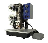 Hot Foil Stamping Machine, Hot Foil Stamping Mmachine Automatic Coding Machine Bag Expiration Ribbon Date Batch,for Leather, Cloth, Wood