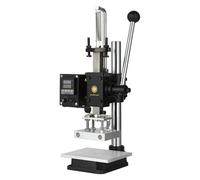 Hot Foil Stamping Machine Printer Logo Creasing Machine Leather Embossing Machine Stamper Temperature Adjustable for PVC PU Plastic Etc.