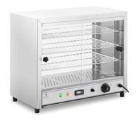 Hot Food Display 54 cm Royal Catering 1,000 W 3 Racks - Commercial Food Warmer Displays by Silver