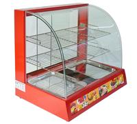Hot Food Warmer Display Cabinet Counter Electric Pie Pasty Sausage Rolls 66cm