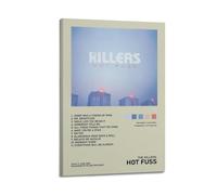 Hot Fuss The Killers Poster Room Decor Artistic Poster for Bedroom Living Room Walls Aesthetic Poster 20x30inch(50x75cm) Frame-Style