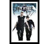 Hot Fuzz - Nick Frost & Simon Pegg Autograph Signed & Framed Photo Display