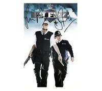 Hot Fuzz - Nick Frost & Simon Pegg Autographed Signed A4 Photo Print