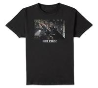Hot Fuzz Pub Scene Unisex T-Shirt - Black | Size: Small Hot Fuzz Black S