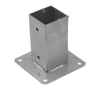 Hot Galvanized Zinc Square Bolt Down Post Base Support PostFoot Shoe for 90mm Timber (91mm x 150mm)