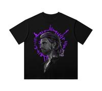 Hot Game Baldurs Gate III Vintage 90s T-Shirt Merch Men Short Sleeve Women Funny Tee Unisex Harajuku Tops (Black,XXL)
