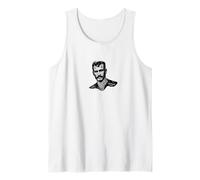Hot Gay Moustache Daddy Leather Jacket Tom Finland Vintage Tank Top