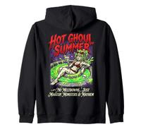 Hot Ghoul Summer Goth Beach Summerween Zip Hoodie