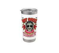 Hot Ghoul Summer Punk Skull Spooky Goth Summerween Stainless Steel Insulated Tumbler