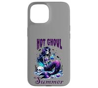 Hot Ghoul Summer , Spooky Halloween Haunt Girl Beach Case for iPhone 15