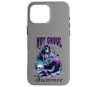 Hot Ghoul Summer , Spooky Halloween Haunt Girl Beach Case for iPhone 16 Pro Max