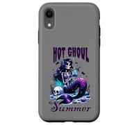 Hot Ghoul Summer , Spooky Halloween Haunt Girl Beach Case for iPhone XR