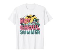 Hot Ghoul Summer Spooky Retro Zombie Pin-Up Halloween T-Shirt
