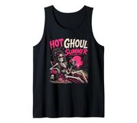 Hot Ghoul Summer Vacation Gothic Creepy Beach Funny Goth Tank Top