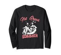 Hot Ghoul Summer Witch Summerween Long Sleeve T-Shirt