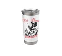 Hot Ghoul Summer Witch Summerween Stainless Steel Insulated Tumbler
