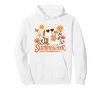 Hot Ghouls Spooky Summerween Beach Vacation Halloween Party Pullover Hoodie