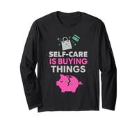 Hot Girl Anxiety Glam Therapy Humor Overthinking Aesthetic Long Sleeve T-Shirt