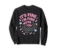Hot Girl Anxiety Glam Therapy Humor Overthinking Aesthetic Sweatshirt