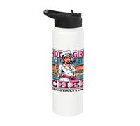 Hot Girl Chef: Culinary Couture Stainless Steel Insulated Water Bottle