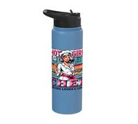 Hot Girl Chef: Culinary Couture Stainless Steel Insulated Water Bottle