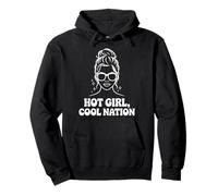 Hot Girl Cool Nation Empowered Vibes Pullover Hoodie