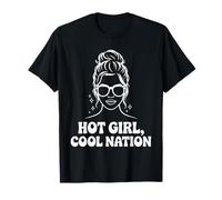 Hot Girl Cool Nation Empowered Vibes T-Shirt