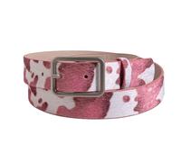 Hot Girl Cow Pattern Waistband Western Cowboy Buckle For Jeans Dress Cowgirl Country Girls Waistband Cow Print Belt Buckle