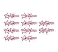 Hot Girl Hairclips Five-pointed Star Hairpins Sweet Candy Color Star Hair Barrettes Hair Clip Pet Hair Clip 10PCS Kids Hair Pins For Girls