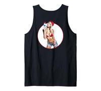 Hot Girl on T-Shirt for Men - Sexy Girl & IcePop Back Print Tank Top