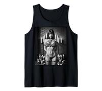 Hot Girl on T-Shirt for Men - Sexy Girl Shibari Tee B&W Tank Top