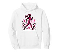 Hot Girl Walk Celestial Moon Stars Walking Aesthetic Cosmic Pullover Hoodie