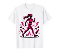 Hot Girl Walk Celestial Moon Stars Walking Aesthetic Cosmic T-Shirt