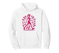 Hot Girl Walk Floral Sneakers Wildflowers Feminine Athletic Pullover Hoodie