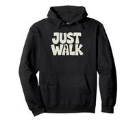 Hot Girl Walk Just Minimalist Women Bold Sneaker Simple Pullover Hoodie