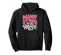 Hot Girl Walk Manifesting Move Mindset Women Manifestation Pullover Hoodie