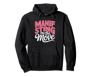 Hot Girl Walk Manifesting Move Mindset Women Manifestation Pullover Hoodie