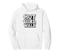 Hot Girl Walk Retro Graphic Women Vintage Bold Pullover Hoodie