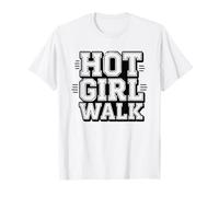 Hot Girl Walk Retro Graphic Women Vintage Bold T-Shirt