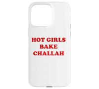 Hot Girls Bake Challah Baking Jewish Shabbat Candles Shalom Case for iPhone 15 Pro Max