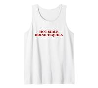 Hot Girls Drink Tequila Y2K Funny Cinco De Mayo Drinking Tank Top