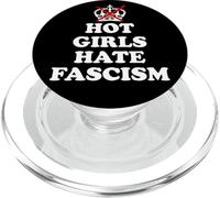 Hot Girls Hate Fascism Resist Fascism Antifascism No Fascism PopSockets PopGrip for MagSafe