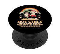 Hot Girls Have IBS Tummy Issues Stomach Digestive Problems PopSockets Adhesive PopGrip