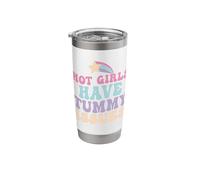 Hot Girls Have Tummy Issues Funny Digestive Stomach Problems Stainless Steel Insulated Tumbler