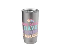 Hot Girls Have Tummy Issues Funny Digestive Stomach Problems Stainless Steel Insulated Tumbler