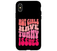 Hot Girls Have Tummy Issues IBS Stomach Digestive Problems Case for iPhone X/XS