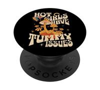 Hot Girls Have Tummy Issues IBS Stomach Digestive Problems PopSockets Adhesive PopGrip