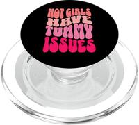 Hot Girls Have Tummy Issues IBS Stomach Digestive Problems PopSockets PopGrip for MagSafe